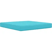 vidaXL Buitenbankkussen Polyester Turquoise 80 x 80 cm