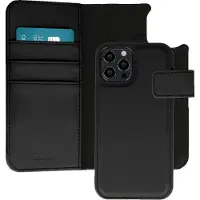IMoshion Uitneembare 2-in-1 Luxe Bookcase voor de Apple iPhone 12 (Pro) - Zwart