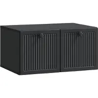 vidaXL Wandmeubel voor televisie, hoogglans wit, 98 x 41 x 30 cm