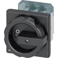 Siemens 3LD25040TK51, hoofdschakelaar, 3-polig, 63A, 400V, 22kW, frontmontage, 4-gatsmontage.