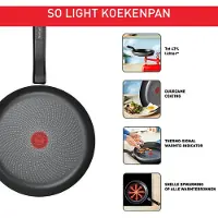 Tefal - H05603 So'Light koekenpan 22 cm - inductie