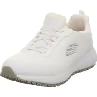 SKECHERS Dames Squad Slipbestendige Veter Veiligheidsschoenen