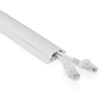 Nedis Kabelgoot muur | | 16 mm kabel (0.5 meter, PVC, Wit)