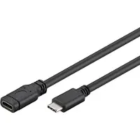 PremiumCord USB-C verlengkabel (USB 3.1 generatie 1), C/M - C/F, 2 meter