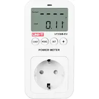 Uni-T Serie - Energiebewakend Stopcontact - UT230B-EU - LCD Display - Energie Monitoring