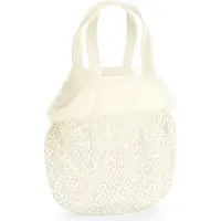 Westford Mill Organic Cotton Mini Mesh Grocery Bag (Wit)