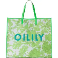 Oilily Big Square Shopper Green- maatOne size