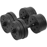 Rebel Verstelbare Halsterset 2x10kg Bitumen -