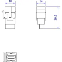 Bachmann 9180411 Keystone Wit 1 stuk(s)