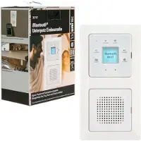 Unitec Inbouwradio (VHF, Bluetooth), Radio, Wit