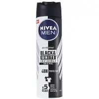Nivea - Invisible For Black & White Power Antiperspirant - Antiperspirant Spray for Men - 150ml