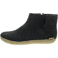 Glerups Low boot leather sole g 02-charcoal