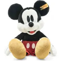 Steiff Knuffel - 31 cm. - Mickey Mouse - Zwart/Rood - - OneSize - Knuffels
