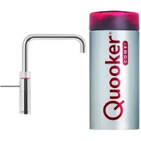 Quooker fusion square chroom met combi boiler
