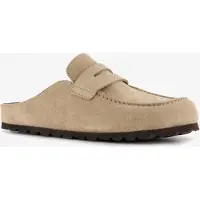 Harper suède dames instappers beige maat 41