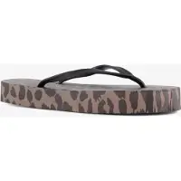 Scapino Dames teenslippers met panterprint bruin zwart maat 41