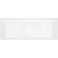 Hotbath &More Inbouwnis - 30 x 80 x 10 cm - Frameless - met LED-verlichting - Mat Wit
