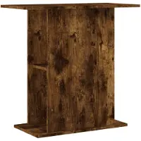 vidaXL Aquariumstandaard 75x36x72,5 cm bewerkt hout gerookt eiken