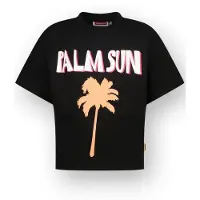 Vingino T-shirt zwart Meisjes Katoen Ronde hals Printopdruk - maat 176