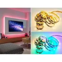 RL LIVE YOUR LIGHT REALITY RACER Ledstrip - Zwart - LED RGBW 10W - Lengte 5 m - Inkortbaar - Geintegreerde dimmer - Memory functie - Afstandsbediening - RGB-kleurwisselaar - Sound control