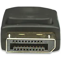 Techly DisplayPort / VGA Aansluitkabel 1.80 m ICOC-DSP-V-018 Zwart [1x DisplayPort stekker - 1x VGA-stekker]