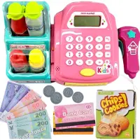 Woopie Kassa Met Plank En Accessoires Roze - UNI