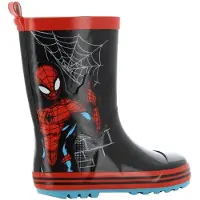 Leomil Spiderman - Regenlaarzen kinderen van 2 tot 8 jaar - Rubberen kinderlaarzen - Regenlaarsjes voor jongens - Maat 30 - Zwart