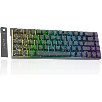Ajazz AK680 V2 HE - 65% Bedraad Gaming Toetsenbord - Magnetische Toetsen - Hall Effect - Rapid Trigger - QWERTY - Contourlijn zwart