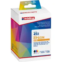 Edding Inktcartridge vervangt Epson T2715, T2711, T2712, T2713, T2714, 27XL Compatibel Combipack Cyaan, Magenta, Geel EDD-492 18-492-01