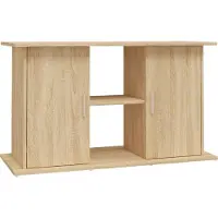 vidaXL Aquariumstandaard Sonoma Eiken 101x41x58 cm Bewerkt Hout