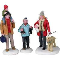 Lemax Going Skating Set Of 3 Kerst