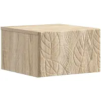 vidaXL Muurbevestigde Nachttafel Sonoma Eiken 49 x 34,5 x 20 cm