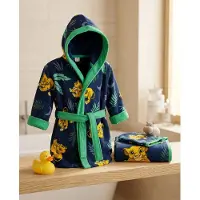 Disney Set Badjas + Handdoek + Washandje Kind De Leeuwenkoning 5-6 Jaar