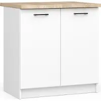 Akord Meubelfabriek, model KS0POLIBIA015, 2 deuren, 2 planken, Wit, Deuren met scharnieren, 16 mm, 460 mm