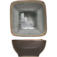 Cosy & Trendy Schaaltje Laguna Blue-Grey 7,5 x 7,5 cm (Set van 6)