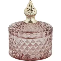 Lene Bjerre Miya voorraadpot met deksel Ø8,5 cm Misty rose