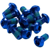 Reverse Components Schijfrotor Bouten Set 12 stuks, blauw 2024 Schijfrem accessoires