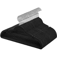 Songmics - Kledinghangers - Fluwelen Kledinghangers - Set van 50 - Antislip - 360° Draaibare Haak - Ruimtebesparend
