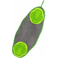 Nobleza Handdoek voor honden en katten - Hondenhanddoek microvezel - Hondenborstel met handdoek - Groen