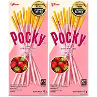 Pocky Bisquit Strawberry 2 stuks