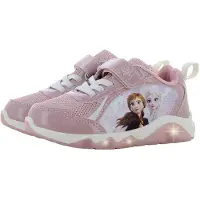 Disney Frozen Frozen - Schoenen voor meisjes met lichtjes - Anna en Elsa sneakers voor kinderen met klittenband - Lichtgevende kindersneaker - Maat 32 - Paars