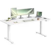Vasagle - Zit Sta Bureau - Elektrisch - 180 x 80 cm - USB-C-Aansluiting - Geheugenfunctie - Kantoor