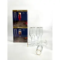 Pasabahce Napa Golden Touch champagne 6 glazen 200cc