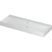 Ink Unlimited Wastafel Porselein Zonder Kraangat - 1200x450x110 mm - Glans Wit