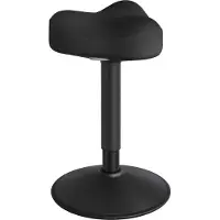 Songmics - Kruk - Kruk voor Bureau - 360° Kantelbaar - In Hoogte Verstelbaar 58-83 cm - Groot Onderstel