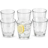 Bormioli Rocco Drinkglazen Jewels - 6x stuks - transparant - 295 ml - waterglazen - sap/fris