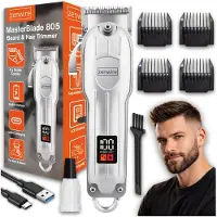 Usorteret DRAADLOZE TRIMMER EN SCHEERAPPARAAT VOOR BAARD EN HAAR 0 mm LED PRO BARBER 805