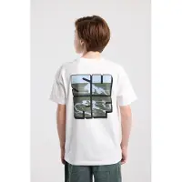 America Today T-shirt met backprint wit Jongens Katoen Ronde hals Backprint - maat 146/152