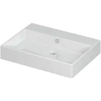 Ink Unlimited Wastafel Porselein Zonder Kraangat - 600x450x110 mm - Glans Wit