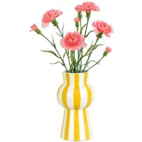 Mica Decorations Kunstbloem Anjer Floristic - 5x - H71 cm - roze - kunststof - stelen kunstbloemen - boeket - rozen bloemetjes